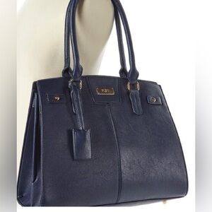 BCBG Paris Chic Story Tote/ Deep Navy Blue -NWOT -No Tag - Beautiful